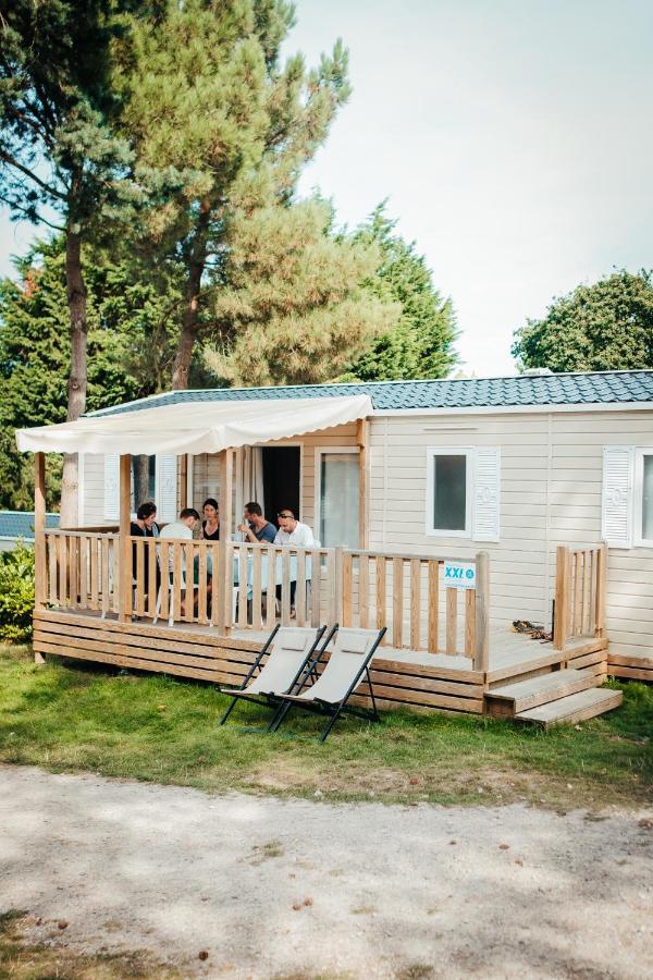 Mobil Home Xxl 4 Chambres - Camping La Pointe De 罗斯科夫 外观 照片